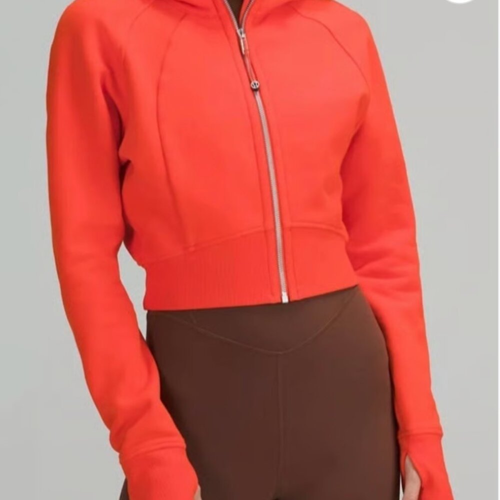 Lululemon Scuba Full Zip Cropped Hoodie